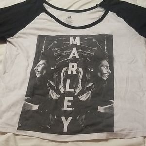Bob Marley baseball tee